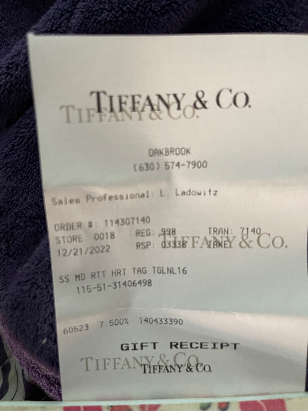 Tiffany & Co. Necklace - Picture 2 of 5